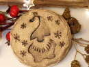 Keramik Wichtel Anhänger natur