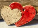 Keramik- Herz in Herz