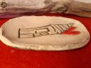 Handgemachte Keramik Seifenschale oval
