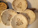 Handgemachte Keramik Seifenschale rund