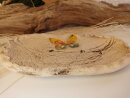 Keramik Seifenschale oval mit Schmetterling