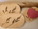 Keramik Seifenschale mit Wiesenbl&uuml;mchen